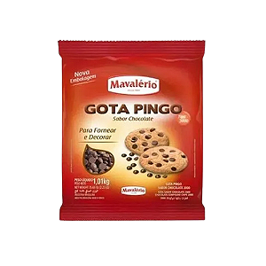Gota Pingo Mavalério Sabor Chocolate - Pacote com 1,01KG