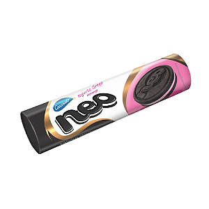 Biscoito Recheado Neo Sabor Iogurte Grego Morango - Pacote com 110G