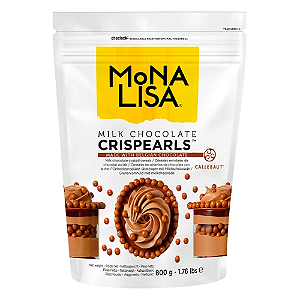 Cereal Crispearls Chocolate ao Leite Mona Lisa - Pacote com 800G