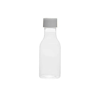 Garrafinha Pet com Tampa Branca 50ML - Embalagem com 10UN