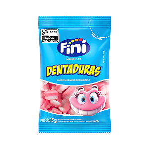 Gelatina Fini Dentaduras - Embalagem com 15G