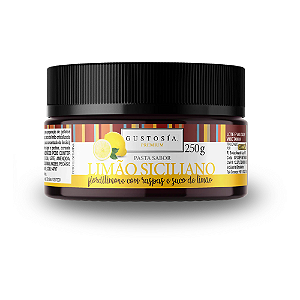 Pasta Gustosía Sabor Limão Siciliano - Embalagem com 250G