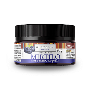 Pasta Concentrada Gustosía Sabor Mirtilo - Embalagem com 90G