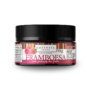 Pasta Gustosía Sabor Framboesa - Pote com 90G