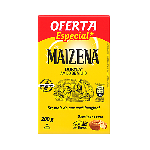 Amido de Milho Maizena - Caixa com 200G