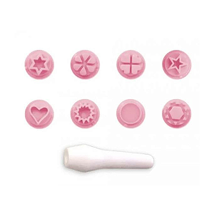 Carimbos para Doces Mini BlueStar - Kit com 9 Peças