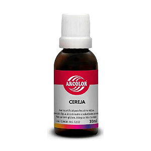 Essência de Cereja Arcólor – Embalagem com 30ML