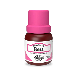 Corante Líquido Alimentício Rosa - Embalagem com 10ML