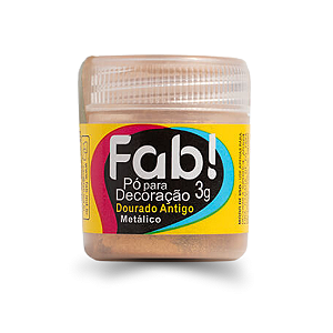 Pó para Decoração Fab Dourado Antigo 3G