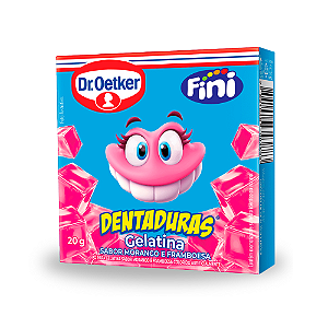 Gelatina Pó Dr. Oetker Fini Dentaduras - Caixa com 20G