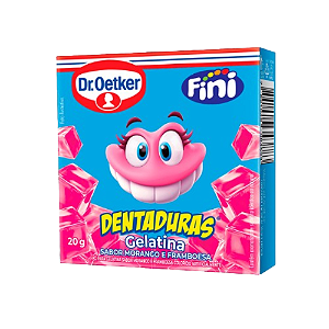 Gelatina Pó Dr. Oetker Fini Dentaduras - Embalagem com 20G