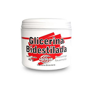 Glicerina Bidestilada Arcólor - Embalagem com 40G