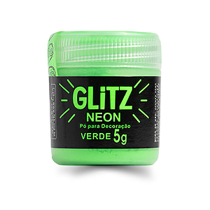 Pó Para Decoração Glitz Verde Neon 5G