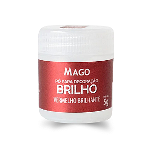 Pó para Decoração Vermelho Brilhante 5G
