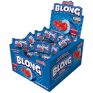 Chiclete Blong Sabor Framboesa - Embalagem com 200G