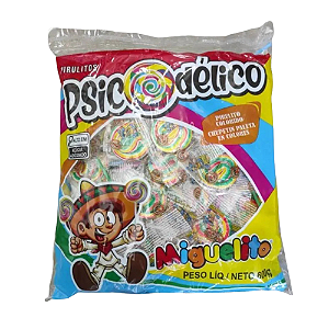 Pirulito Psicodélico Miguelito - Pacote com 600G