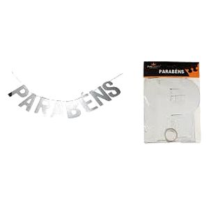 Faixa Parabéns Prata