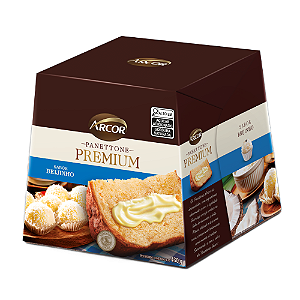Panettone Arcor Premium Sabor Beijinho - Embalagem com 430G