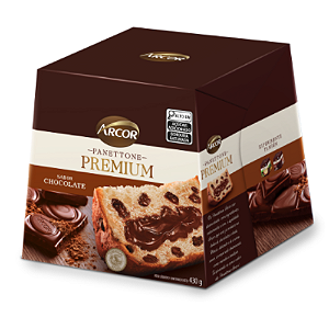 Panettone Arcor Premium Sabor Chocolate 430G