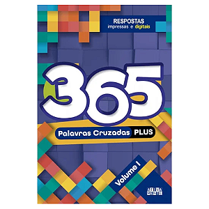 Livro 365 Palavras Cruzadas Plus