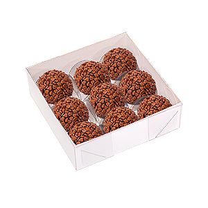 Caixa Branca Basic para 9 Doces