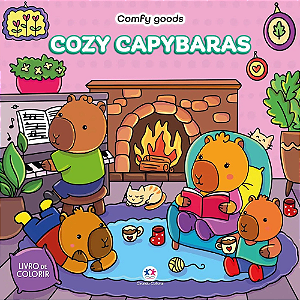 Livro de Colorir Cozy Capybaras