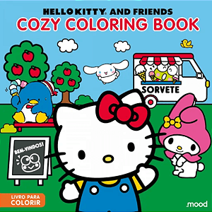 Livro de Colorir Cozy Hello Kitty
