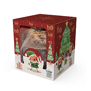Caixa Classic para Mini Panettone Conto de Natal
