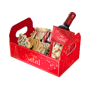 Cesta Caixote Natal Luz G