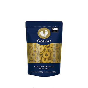 Azeitonas Verdes Fatiadas Gallo - Sachê com 150G