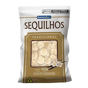 Biscoitos Sequilhos Tradicional - Pacote com 100G