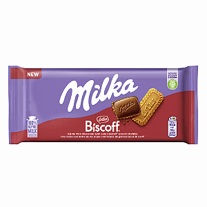 Chocolate Milka com Biscoito Lotus Biscoff 90G