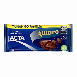 Chocolate Lacta Amaro 40% Cacau 145G