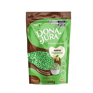 Flocos Macio Sabor Pistache Dona Jura - Pacote com 400G
