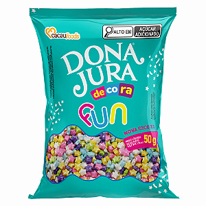 Confeito Estrelas Dona Jura - Pacote com 50G