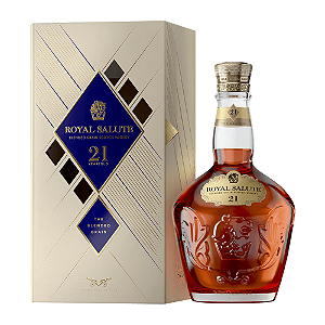 Whisky Royal Salute 21 anos The Blended Grain Escocês - Garrafa com 700ML