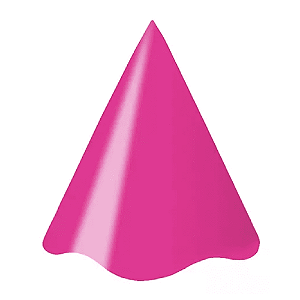 Chapéu de Festa Pink - Pacote com 8 UN