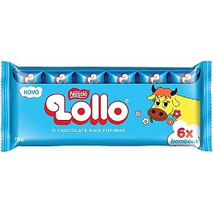 Chocolate Nestlé Lollo - Pacote com 114G