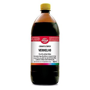 Corante Alimentício Arcólor Vermelho - Garrafa com 960ML
