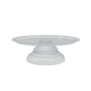 Boleira Slim Pequena Cor Cristal 18CM