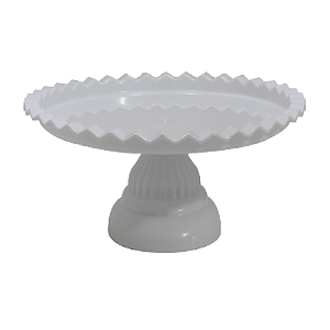 Boleira Slim Pequena Cor Branca 18CM