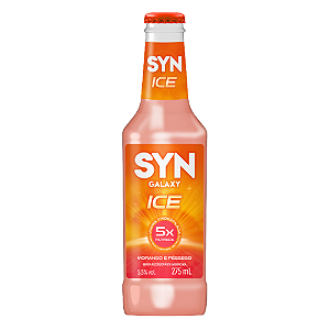 Ice Syn Galaxy Sabor Morango e Pêssego - Garrafa com 275ML