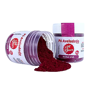 Pó Aveludado Art Decor Rosa Uva 4G
