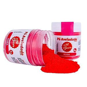 Pó Aveludado Art Decor Rosa 4G