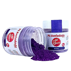 Pó Aveludado Art Decor Roxo 4G