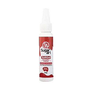 Corante Soft Gel Sugar Art Vermelho Intenso 25G