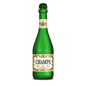 Coquetel Alcoólico Gaseificado Champs - Garrafa com 660ML