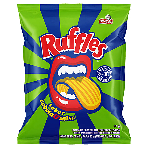 Batata Ruffles Cebola e Salsa - Pacote com 33G