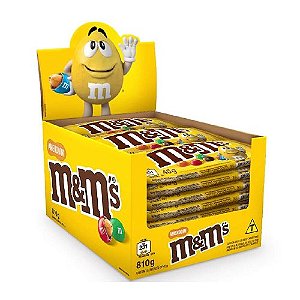 Confeito M&Ms de Chocolate ao Leite com Amendoim - Display com 810G
