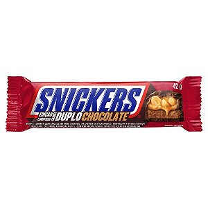 Chocolate Snickers Sabor Duplo Chocolate 42G